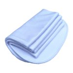 Baby Burp Cloths Baby Burp Set Curved Absorbent and Soft Valuable 4 Pack - Image 5